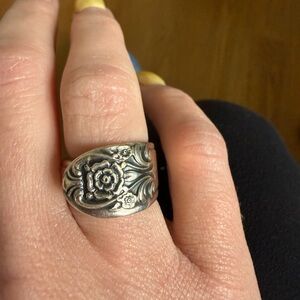 Sterling Silver Spoon Ring